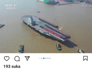 Mengintip Kapal Induk Baru China, Berambisi Secanggih Amerika