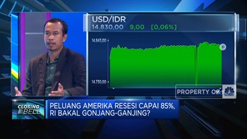 Peluang AS Resesi 85%, Rupiah Keok & RI Gonjang-ganjing?