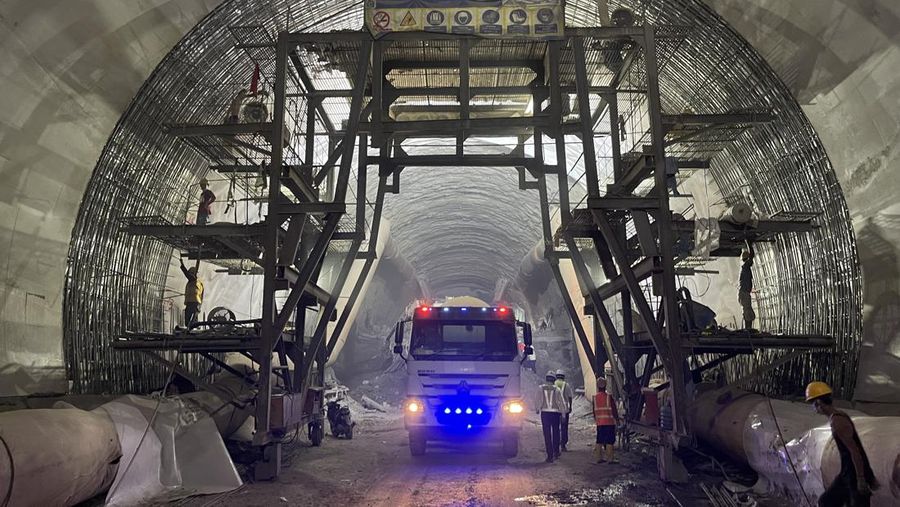 Seluruh Terowongan di Proyek KCJB Berhasil Ditembus. (Dok. KCIC)