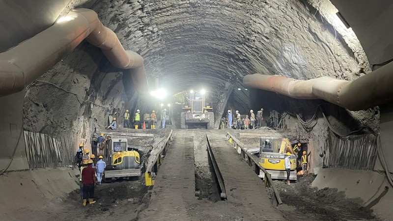 Seluruh Terowongan di Proyek KCJB Berhasil Ditembus. (Dok. KCIC)
