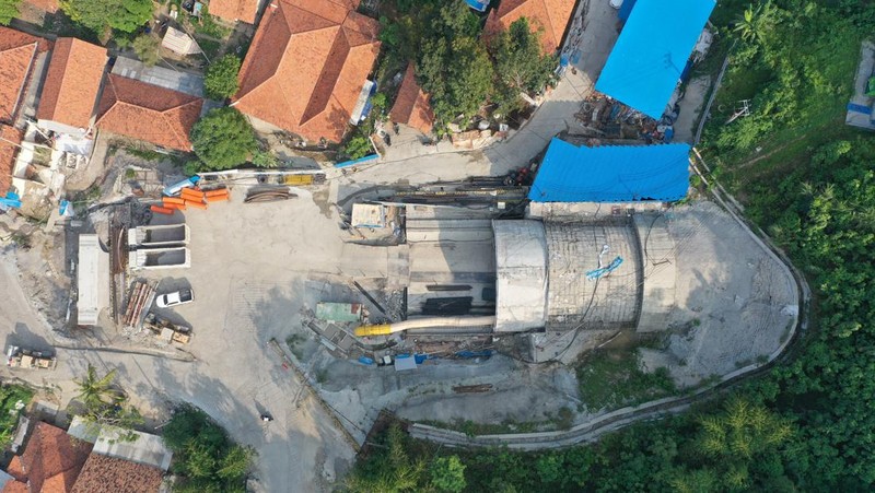 Seluruh Terowongan di Proyek KCJB Berhasil Ditembus. (Dok. KCIC)