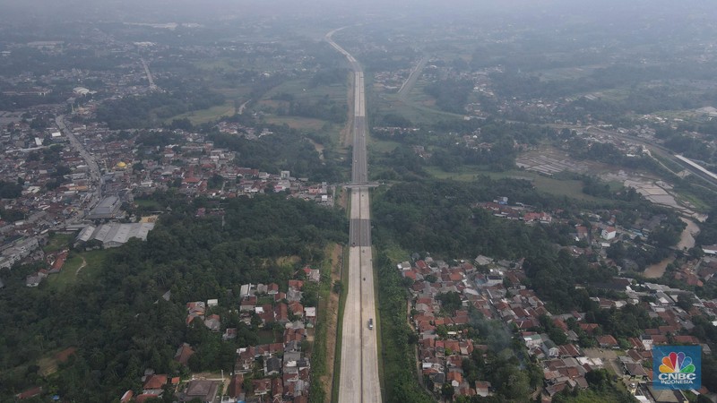 Tol Caringin (CNBC Indonesia/Andrean Kristianto)