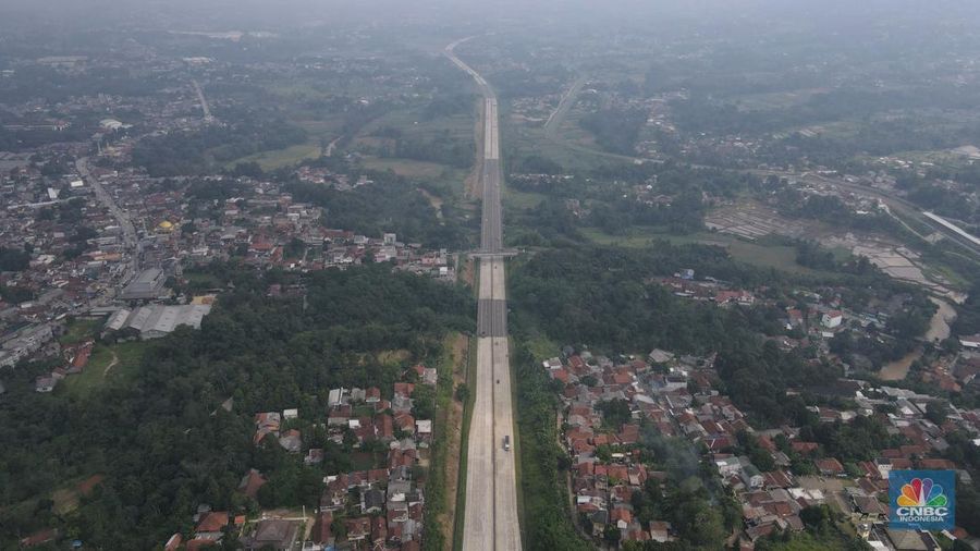 Tol Caringin (CNBC Indonesia/Andrean Kristianto)