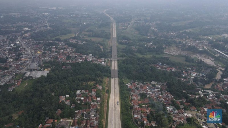 Tol Caringin (CNBC Indonesia/Andrean Kristianto)