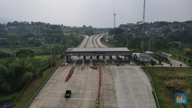 Tol Caringin (CNBC Indonesia/Andrean Kristianto)