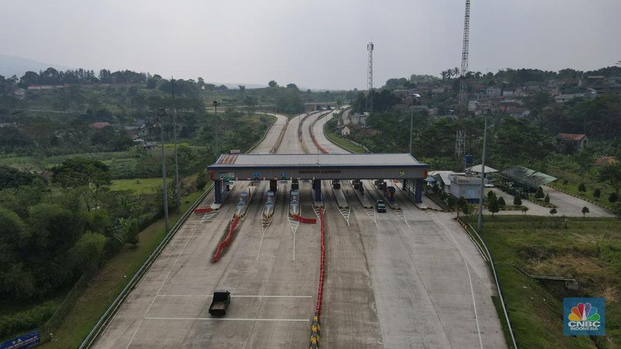 Tol Caringin (CNBC Indonesia/Andrean Kristianto)
