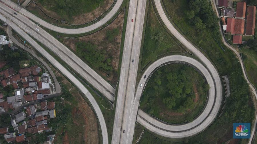 Tol Caringin (CNBC Indonesia/Andrean Kristianto)