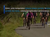 Waduh! Inilah Detik Detik Presiden Biden Jatuh dari Sepeda