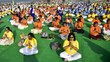 Ribuan Warga Meriahkan Hari Yoga Internasional 2022