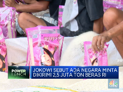 Jokowi Sebut Ada Negara Minta Dikirimi 2,5 Juta Ton Beras RI