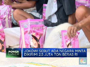 Jokowi Sebut Ada Negara Minta Dikirimi 2,5 Juta Ton Beras RI