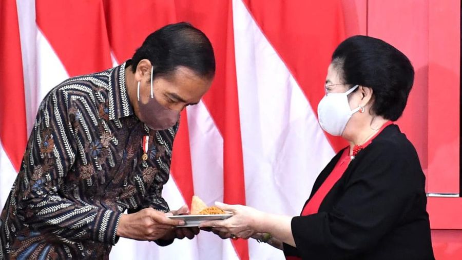 Presiden RI Jokowi di Rakernas II PDI Perjuangan Desa Kuat, Indonesia Maju dan Berdaulat - 21 Juni 2022. (Foto: Kris - Biro Pers Sekretariat Presiden)