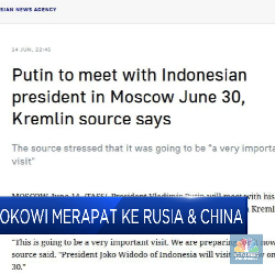 Dikabarkan Akan Bertemu Putin, Jokowi Merapat ke Rusia?