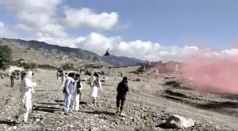 Afghanistan In this photo released by a set-run news agency Bakhtar, Afghans evacuate wounded in an earthquake in the province of Paktika, eastern Afghanistan, Wednesday, June 22, 2022. (Bakhtar News Agency via AP)