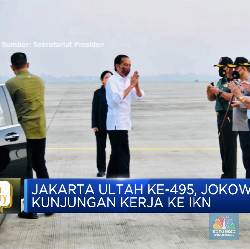 Jakarta Ultah, Jokowi Malah Terbang ke IKN