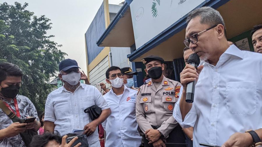 Menteri Perdagangan Zulkifli Hasan (CNBC Indonesia/Emir Yanwardhana )