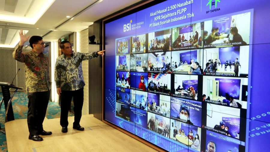 BSI Menggelar Akad Massal untuk 2.500 Nasabah KPR Sejahtera FLPP.