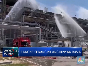 Kilang Minyak Rusia Terbakar, Krisis Energi Makin Ngeri!