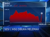 Sambut Hasil RDG BI, IHSG 'Galau' di Awal Perdagangan