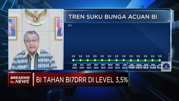 Sesuai Proyeksi, BI Tahan Suku Bunga Acuan di 3,5%