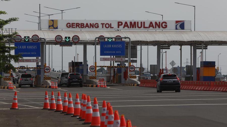 Tol Pamulang - Cinere. (CNBC Indonesia/Andrean Kristianto)
