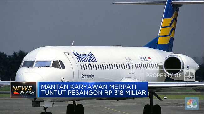 Merpati Airlines goes bankrupt, employees get IDR 54 billion severance pay