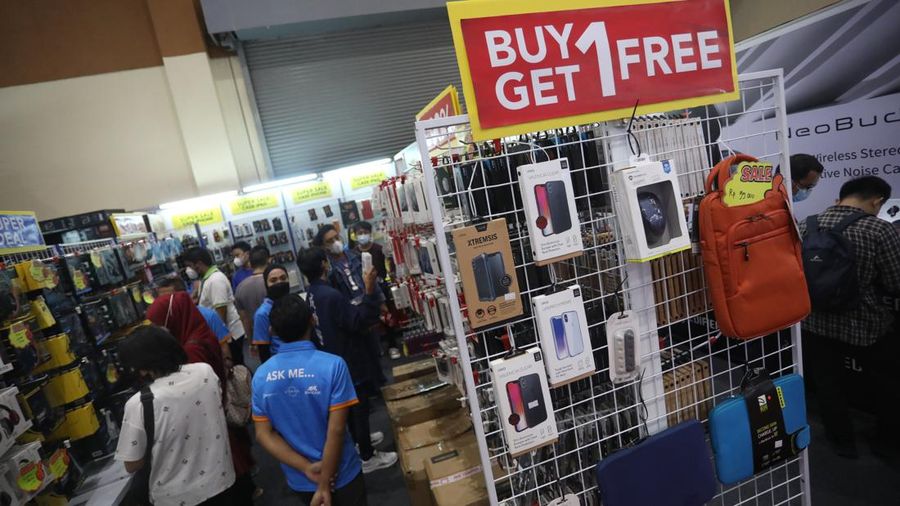 Indocomtech 2022 di Jakarta Convention Center (CNBC Indonesia/Andrean Kristianto)