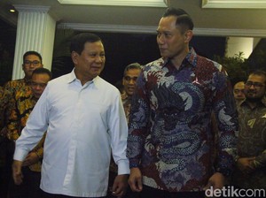 AHY Temui Prabowo di Kantor Kemhan, Pertemuan Digelar Tertutup