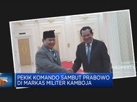 Prabowo Subianto Disambut Meriah di Markas Militer Kamboja