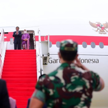 Jokowi Bertolak ke Jerman, Naik Garuda Indonesia