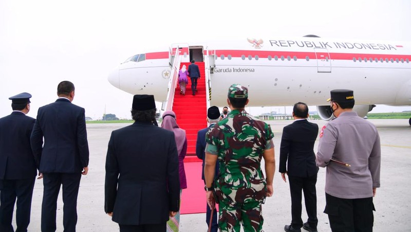 Bertolak ke Jerman, Presiden Jokowi Akan Hadiri KTT G7 (Muchlis Jr - Biro Pers Sekretariat Presiden)
