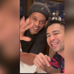 Potret Kebersamaan Ronaldinho dan Sultan Andara Raffi Ahmad