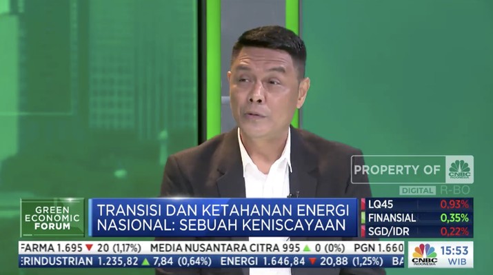 Business Vice President Power System, Schneider Electric Indonesia & Timor Leste Surya Fitri (Tangkapan layar CNBC Indonesia TV)