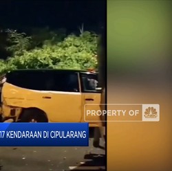 Kecelakaan Beruntun 17 Kendaraan di Cipularang