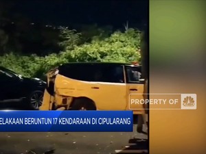 Kecelakaan Beruntun 17 Kendaraan di Cipularang