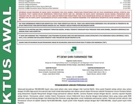 Harga IPO Dewi Shri Farmindo Rp 100/Saham, Listing 18 Juli