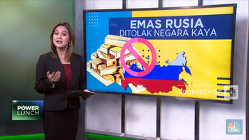 Emas Rusia Ditolak Negara Kaya