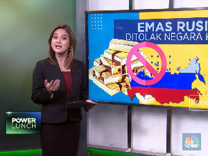 Emas Rusia Ditolak Negara Kaya