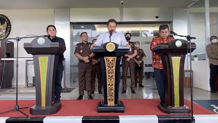Konferensi Pers Jaksa Agung RI, 27 Juni 2022 (Tangkapan layar Youtube)