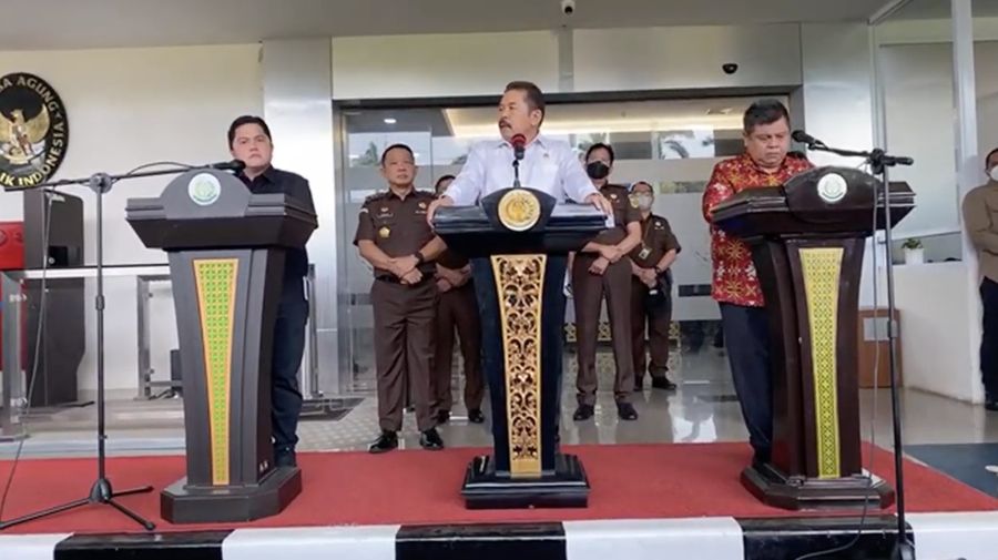 Konferensi Pers Jaksa Agung RI, 27 Juni 2022 (Tangkapan layar Youtube)