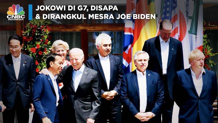 Jokowi di G7, Disapa & Dirangkul Mesra Joe Biden