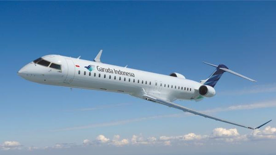 Pesawat Bombardier CRJ1000 Garuda Indonesia (Dok: Bombardier Gallery)