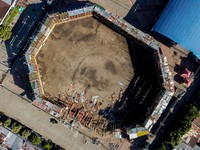 Ngeri, Stadion Kolombia Runtuh Saat Adu Banteng