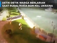 Mencekam, Ini Detik-detik Rudal Rusia Bom Mal Ukraina