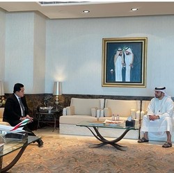 Di Dubai Erick Ketemu Bos Emirates, Jadi Investor Garuda?
