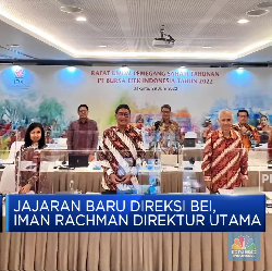Jajaran Baru Direksi BEI, Iman Rachman Direktur Utama