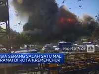 Rusia Serang Salah Satu Mal Teramai Di Kota Kremenchuk