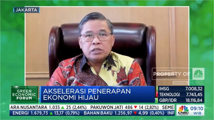 Wakil Menteri Lingkungan Hidup dan Kehutanan Alue Dohong (CNBC TV) Wakil Menteri Lingkungan Hidup dan Kehutanan Alue Dohong (CNBC TV)