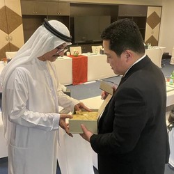 Di Dubai, Erick Kunjungi Dermaga dan Hotel Eks Kapal Pesiar