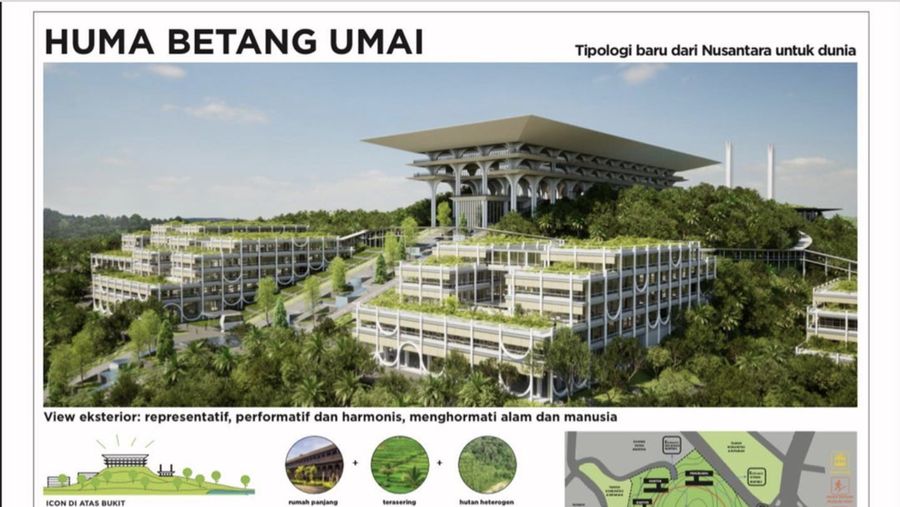 Huma Betang Umai (Tangkapan layar instagram @shauarchitects)